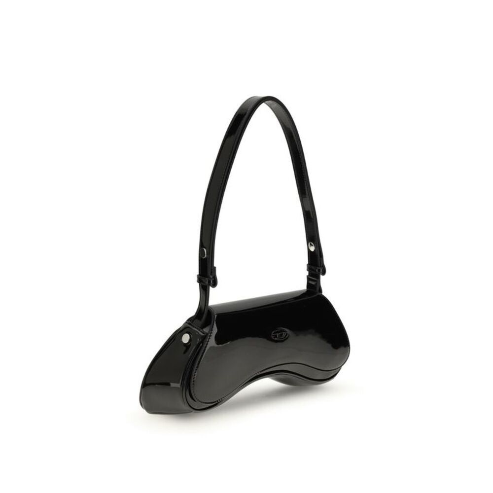 Diesel Black Polyethylene Shoulder Women's Bag - Picture 2 of 4
